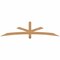 Ekena Millwork Alberta Smooth Timber Gable Bracket, Western Red Cedar, 84"W x 21"H x 3 1/2"D x 3 1/2"F, 6/12 Pitch GBW084X21X0404ALB00SWR - alternate 1